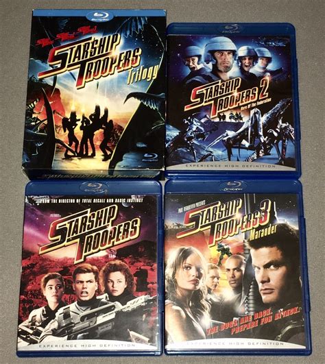 starship troopers blu ray|Starship Troopers Trilogy [Blu